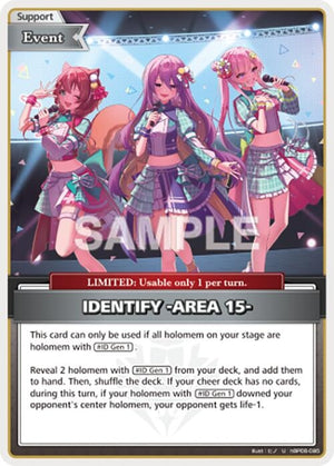 IDENTIFY -AREA 15- (U) (hBP06-095) (HBP06E)