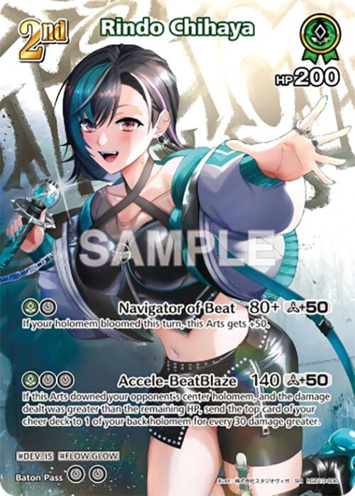 Image for Rindo Chihaya (SR) (hSD10-006) (HBP06E) - Hololive