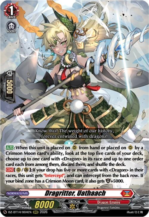 Image for Dragritter, Uathaach (DZ-BT14/004EN) - Cardfight Vanguard