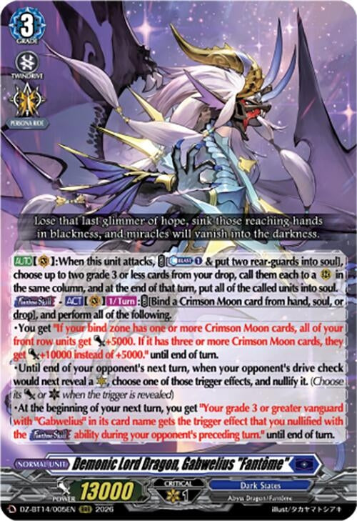Image for Demonic Lord Dragon, Gabwelius 