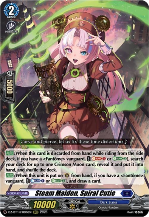 Image for Steam Maiden, Spiral Cutie (DZ-BT14/006EN) - Cardfight Vanguard