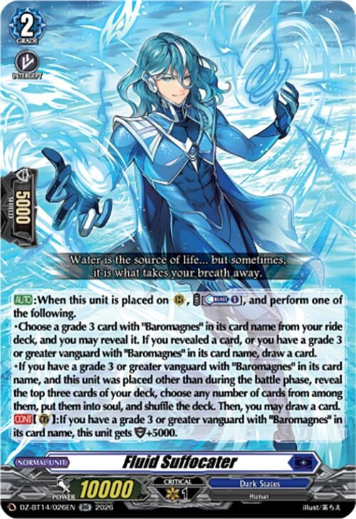 Image for Fluid Suffocater (DZ-BT14/026EN) - Cardfight Vanguard