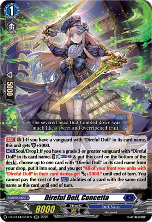 Image for Direful Doll, Concetta (DZ-BT14/027EN) - Cardfight Vanguard