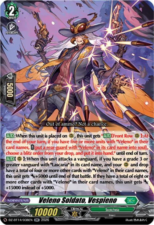 Image for Veleno Soldato, Vespieno (DZ-BT14/038EN) - Cardfight Vanguard