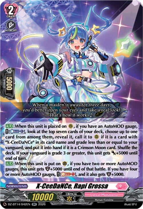 Image for X-CeeDaNCe, Rapi Grossa (DZ-BT14/042EN) - Cardfight Vanguard
