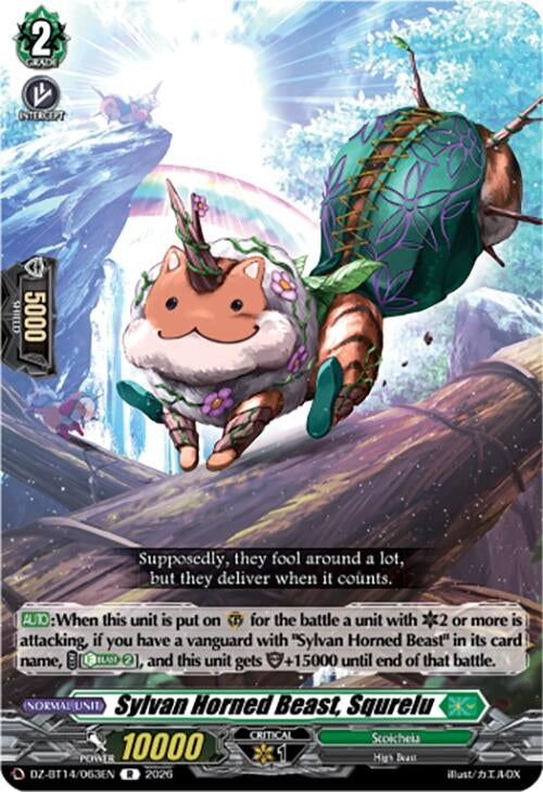 Image for Sylvan Horned Beast, Squrelu (DZ-BT14/063EN) - Cardfight Vanguard