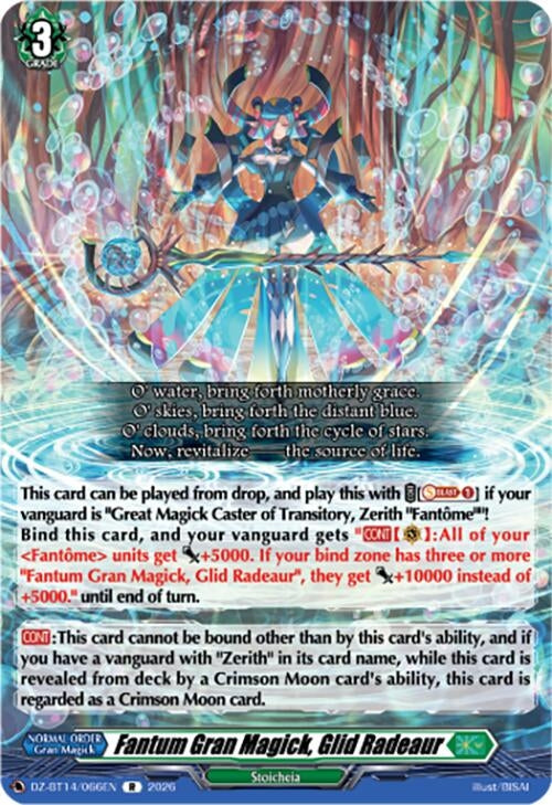 Image for Fantum Gran Magick, Glid Radeaur (DZ-BT14/066EN) - Cardfight Vanguard