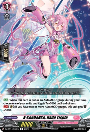 X-CeeDaNCe, Rada Tisple (DZ-BT14/068EN)