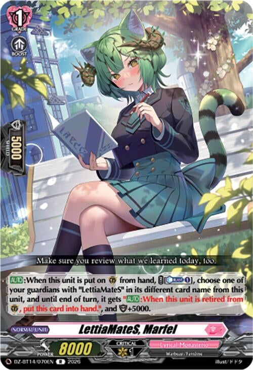 Image for LettiaMateS, Marfel (DZ-BT14/070EN) - Cardfight Vanguard