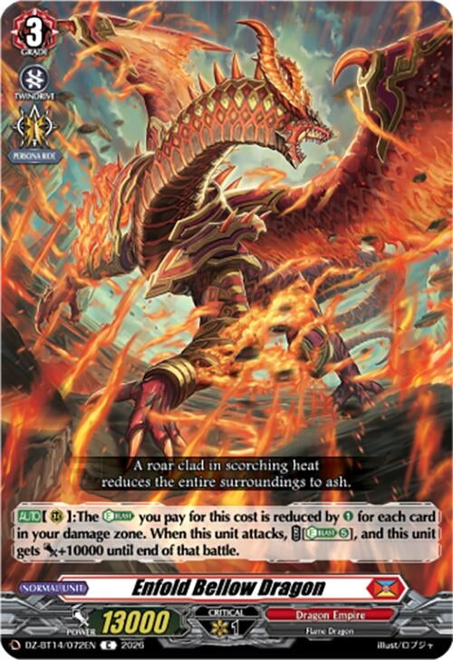 Image for Enfold Bellow Dragon (DZ-BT14/072EN) - Cardfight Vanguard