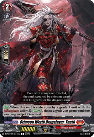 Crimson Wrath Dragslayer, Youth (DZ-BT14/074EN)
