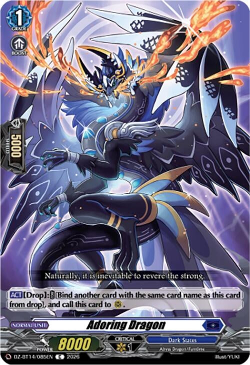 Image for Adoring Dragon (DZ-BT14/085EN) - Cardfight Vanguard