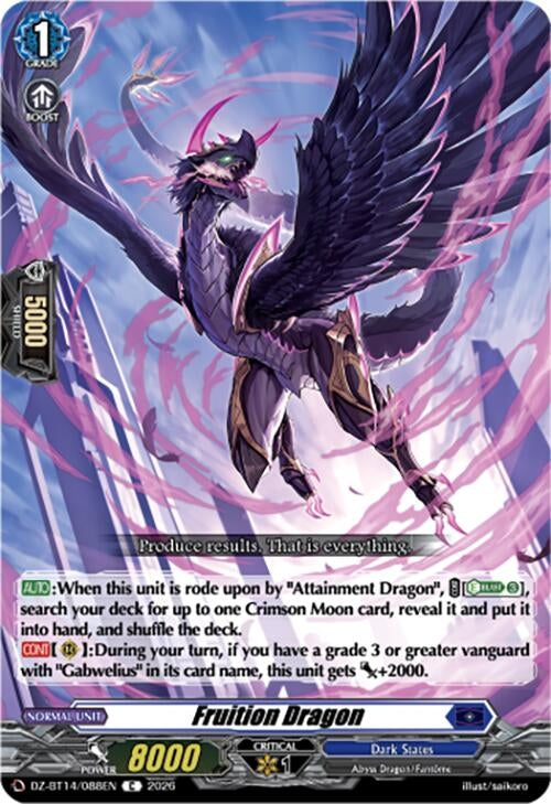 Image for Fruition Dragon (DZ-BT14/088EN) - Cardfight Vanguard
