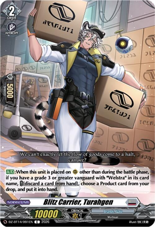 Image for Blitz Carrier, Turahgen (DZ-BT14/091EN) - Cardfight Vanguard