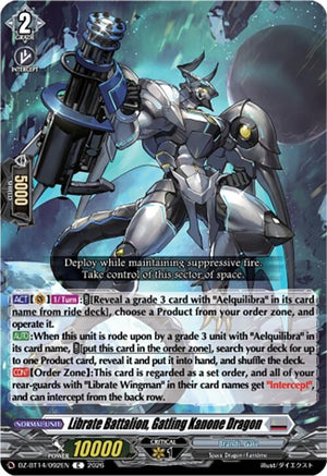 Librate Battalion, Gatling Kanone Dragon (DZ-BT14/092EN)