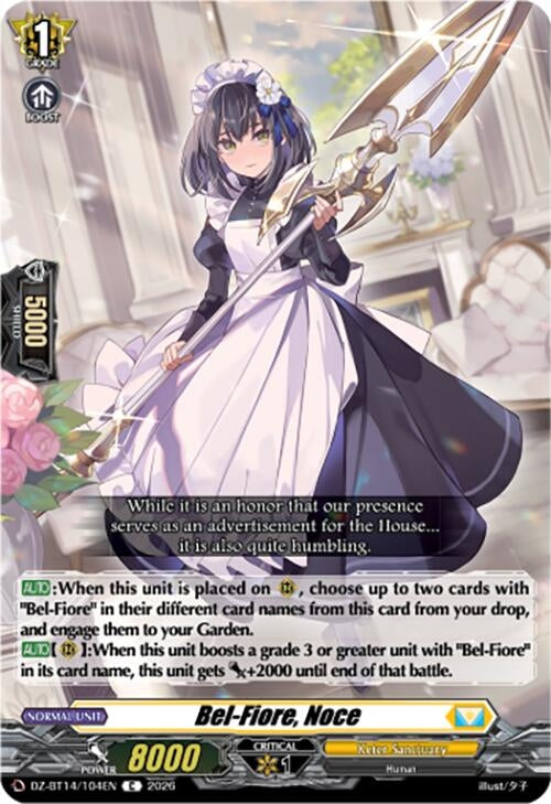 Image for Bel-Fiore, Noce (DZ-BT14/104EN) - Cardfight Vanguard
