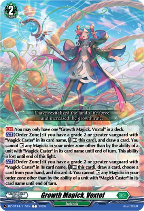 Image for Growth Magick, Voxtol (DZ-BT14/115EN) - Cardfight Vanguard