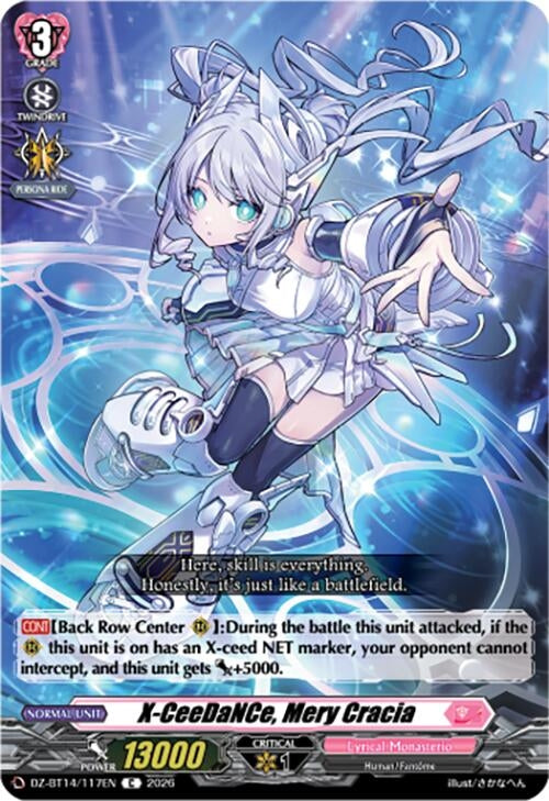Image for X-CeeDaNCe, Mery Cracia (DZ-BT14/117EN) - Cardfight Vanguard