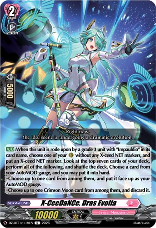 Image for X-CeeDaNCe, Dras Evolia (DZ-BT14/119EN) - Cardfight Vanguard