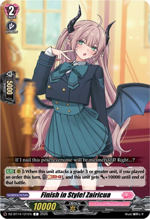 Image for Finish in Style! Zairicua (DZ-BT14/121EN) - Cardfight Vanguard