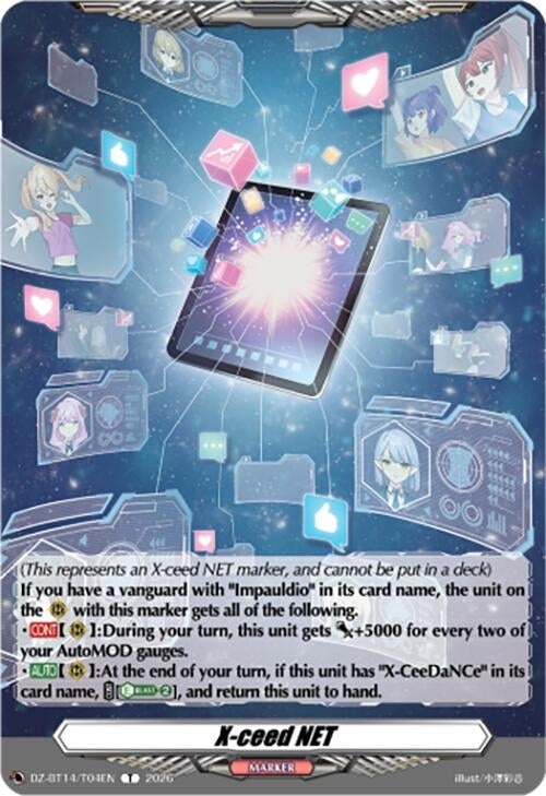 Image for X-ceed NET (DZ-BT14/T04EN) - Cardfight Vanguard