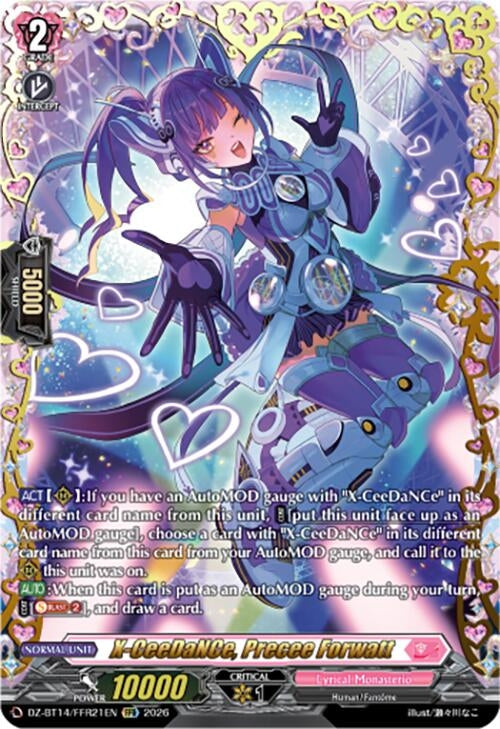 Image for X-CeeDaNCe, Precee Forwatt (FFR) (DZ-BT14/FFR21EN) - Cardfight Vanguard