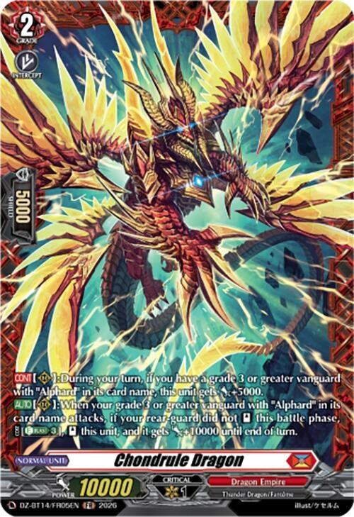 Image for Chondrule Dragon (FR) (DZ-BT14/FR05EN) - Cardfight Vanguard