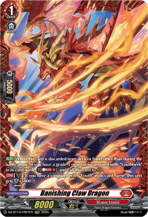 Image for Banishing Claw Dragon (FR) (DZ-BT14/FR07EN) - Cardfight Vanguard