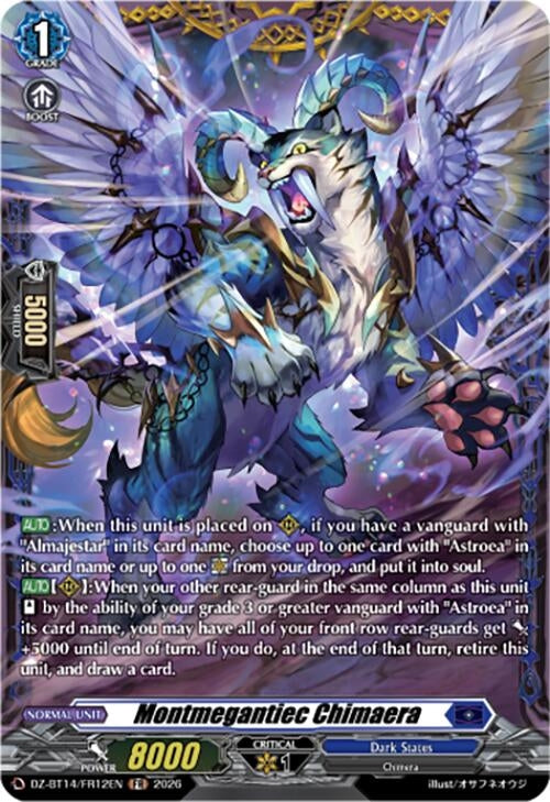 Image for Montmegantiec Chimaera (FR) (DZ-BT14/FR12EN) - Cardfight Vanguard