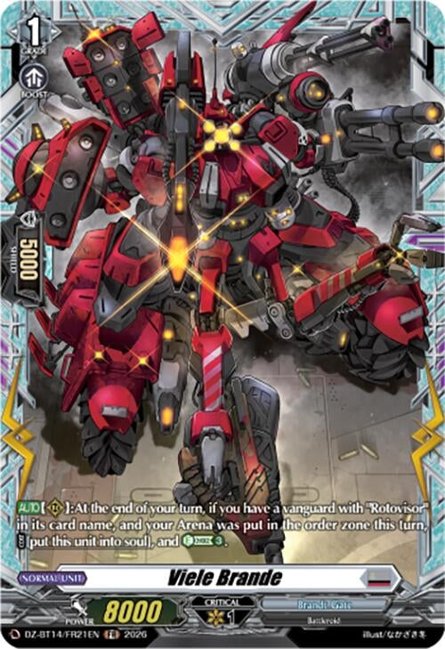Image for Viele Brande (FR) (DZ-BT14/FR21EN) - Cardfight Vanguard