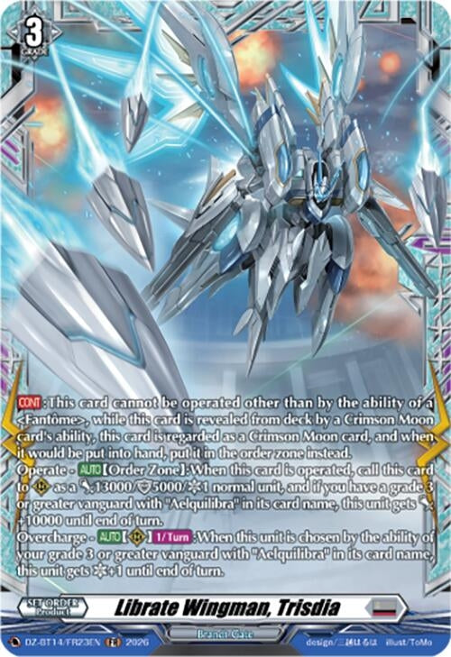 Image for Librate Wingman, Trisdia (FR) (DZ-BT14/FR23EN) - Cardfight Vanguard