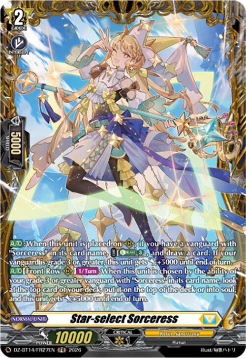 Image for Star-select Sorceress (FR) (DZ-BT14/FR27EN) - Cardfight Vanguard