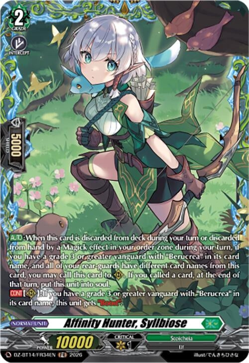 Image for Affinity Hunter, Syllbiose (FR) (DZ-BT14/FR34EN) - Cardfight Vanguard