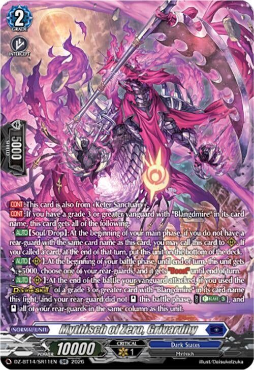 Image for Mythisch of Zero, Grivardhy (SR) (DZ-BT14/SR11EN) - Cardfight Vanguard
