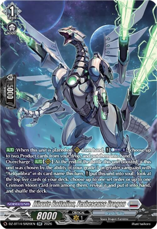 Image for Librate Battalion, Ferbeseuss Dragon (SR) (DZ-BT14/SR20EN) - Cardfight Vanguard