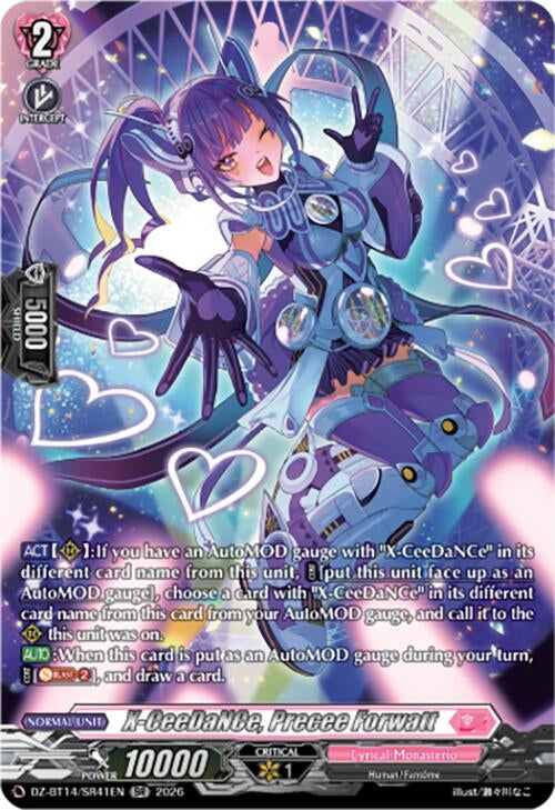 Image for X-CeeDaNCe, Precee Forwatt (SR) (DZ-BT14/SR41EN) - Cardfight Vanguard