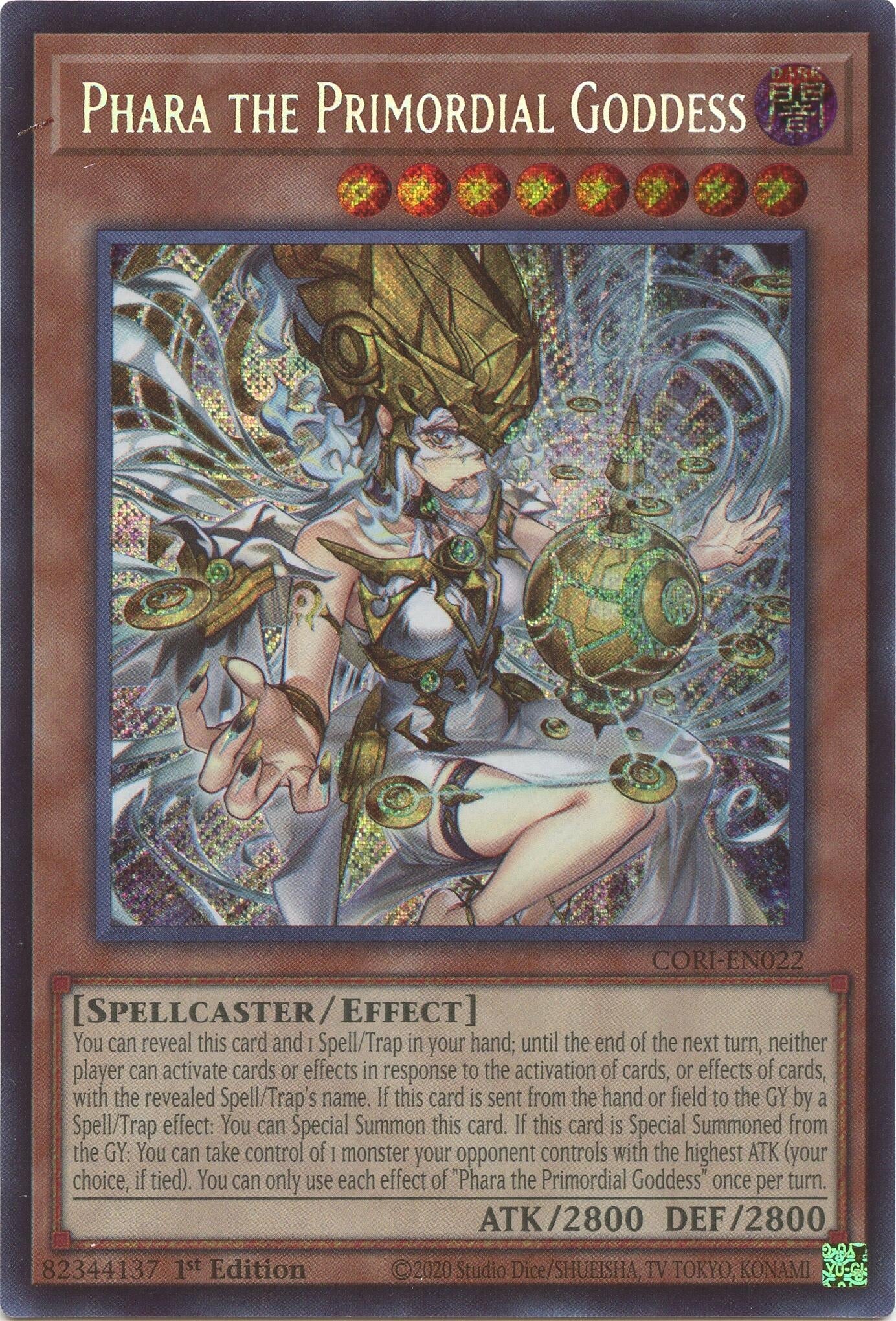 Phara the Primordial Goddess (Secret Rare) (CORI-EN022)