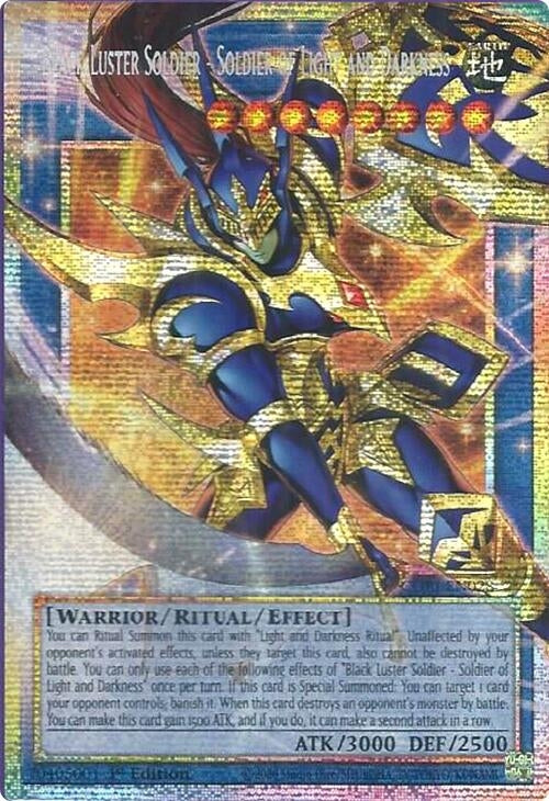 Black Luster Soldier - Soldier of Light and Darkness (Starlight Rare) (Extended Art) (CORI-EN028)