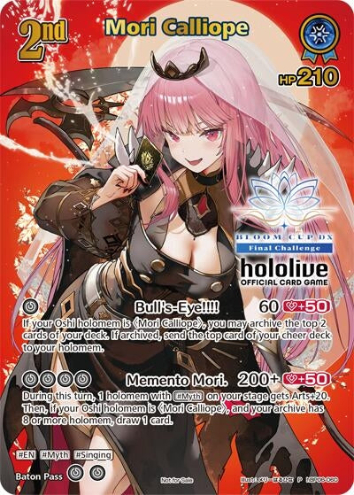 Image for Mori Calliope (P) (hBP06-060) (Bloom Cup DX) (hBP06-060) (hOCGP) - Hololive