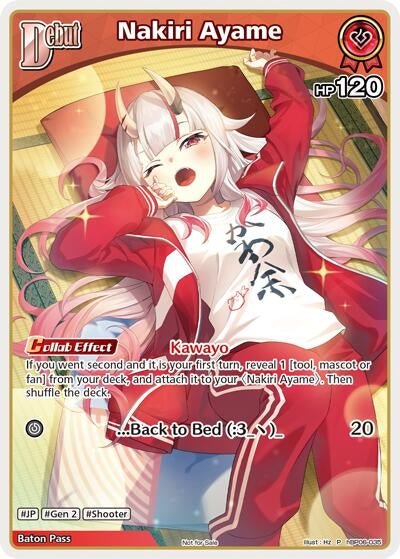 Image for Nakiri Ayame (P) (hBP06-035) (hBP06-035) (hOCGP) - Hololive