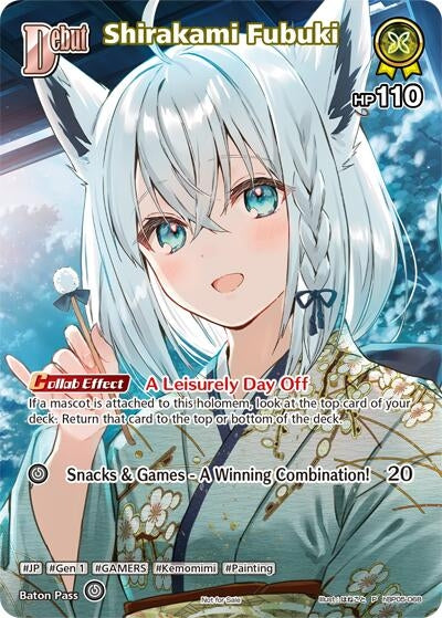 Image for Shirakami Fubuki (P) (hBP05-068) (hBP05-068) (hOCGP) - Hololive