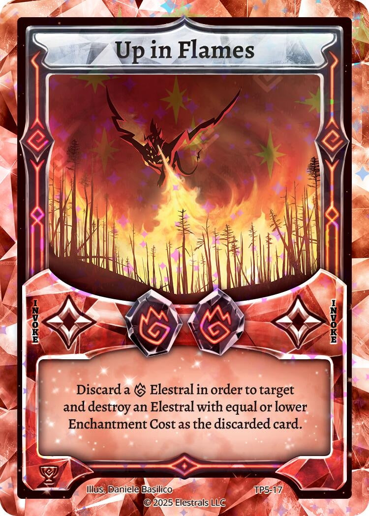 Image for Up in Flames (TP5-17) (TP5) - Elestrals