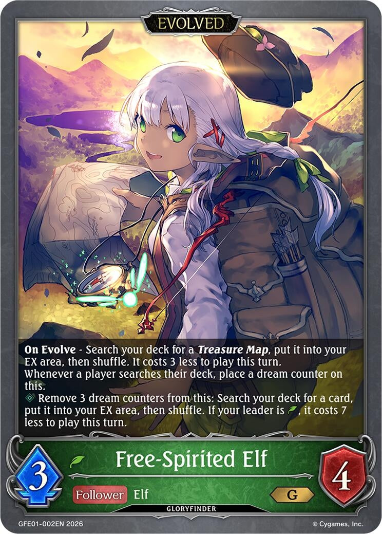 Image for Free-Spirited Elf (Evolved) (GFE01-002EN) (GFE) - Shadowverse: Evolve