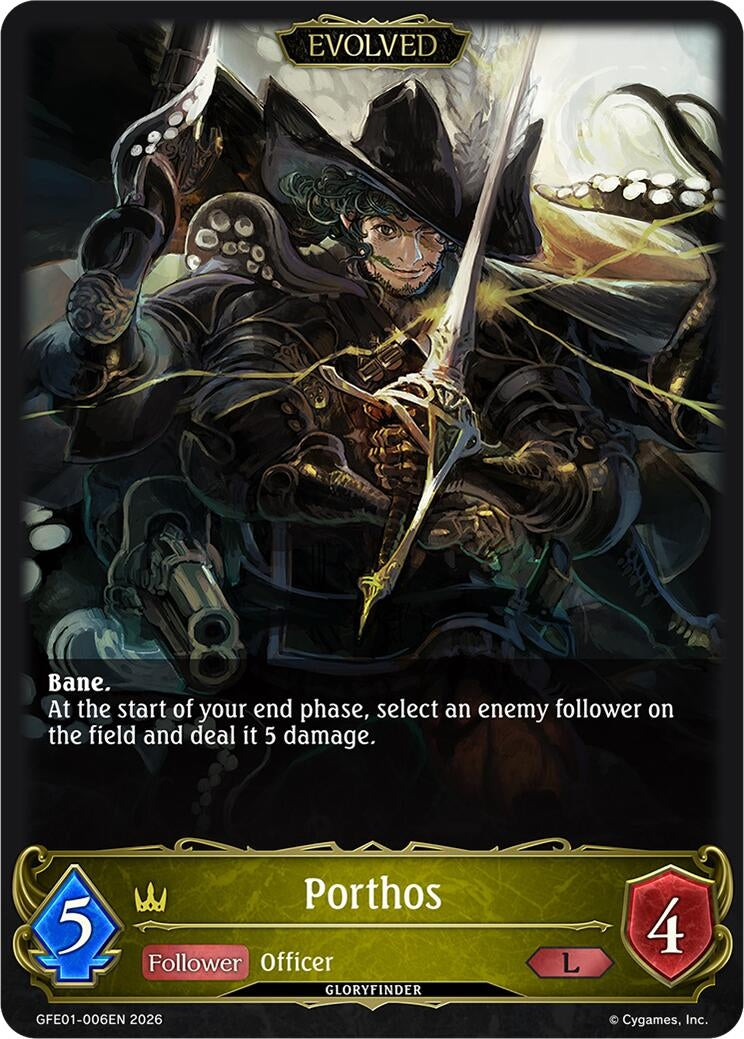 Image for Porthos (Evolved) (GFE01-006EN) (GFE) - Shadowverse: Evolve