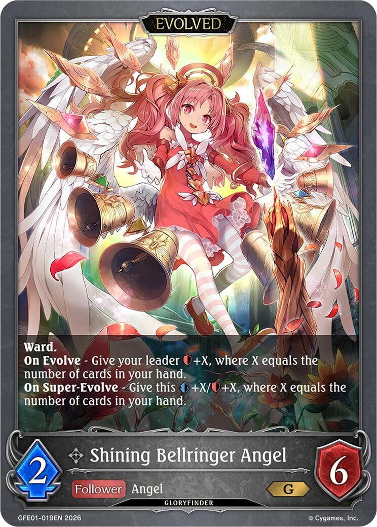 Image for Shining Bellringer Angel (Evolved) (GFE01-019EN) (GFE) - Shadowverse: Evolve