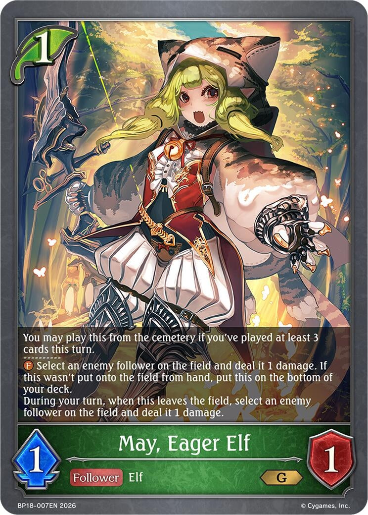 Image for May, Eager Elf (BP18-007EN) (BP18) - Shadowverse: Evolve