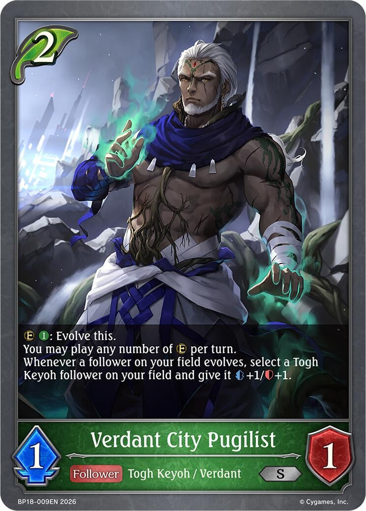 Image for Verdant City Pugilist (BP18-009EN) (BP18) - Shadowverse: Evolve