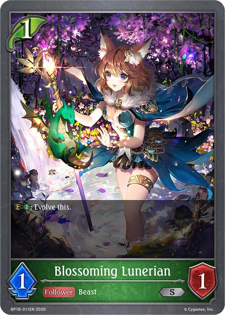 Image for Blossoming Lunerian (BP18-011EN) (BP18) - Shadowverse: Evolve