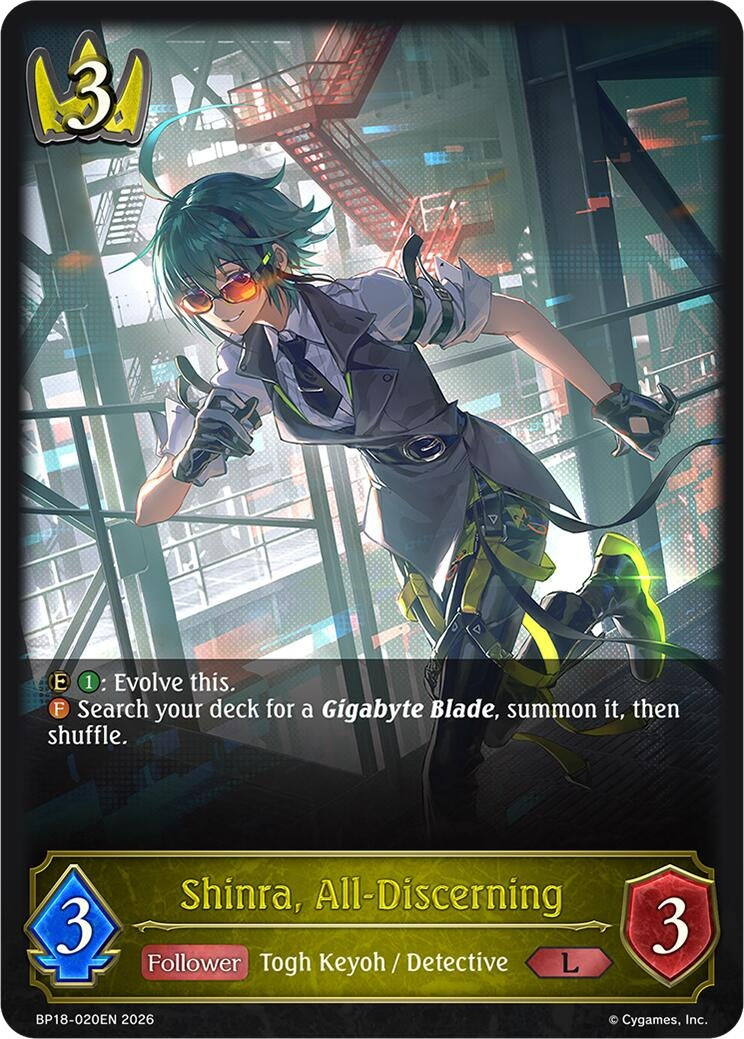 Image for Shinra, All-Discerning (BP18-020EN) (BP18) - Shadowverse: Evolve
