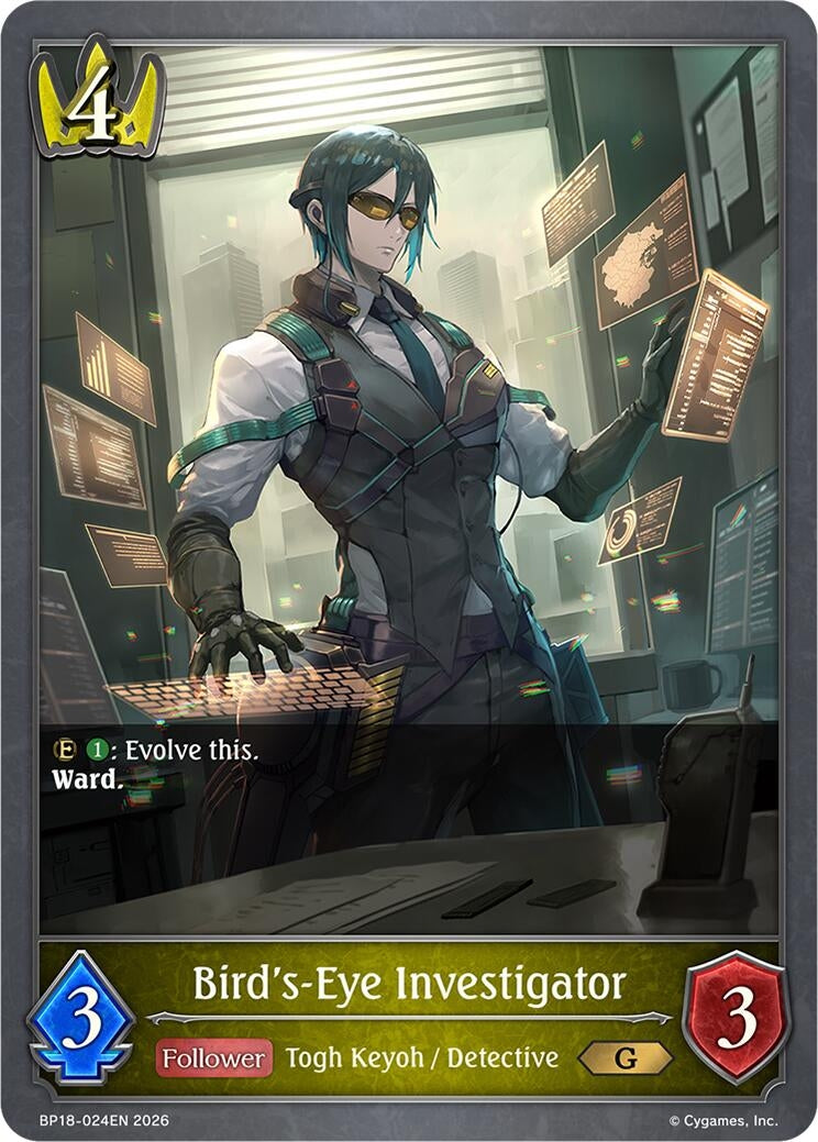 Image for Bird's-Eye Investigator (BP18-024EN) (BP18) - Shadowverse: Evolve